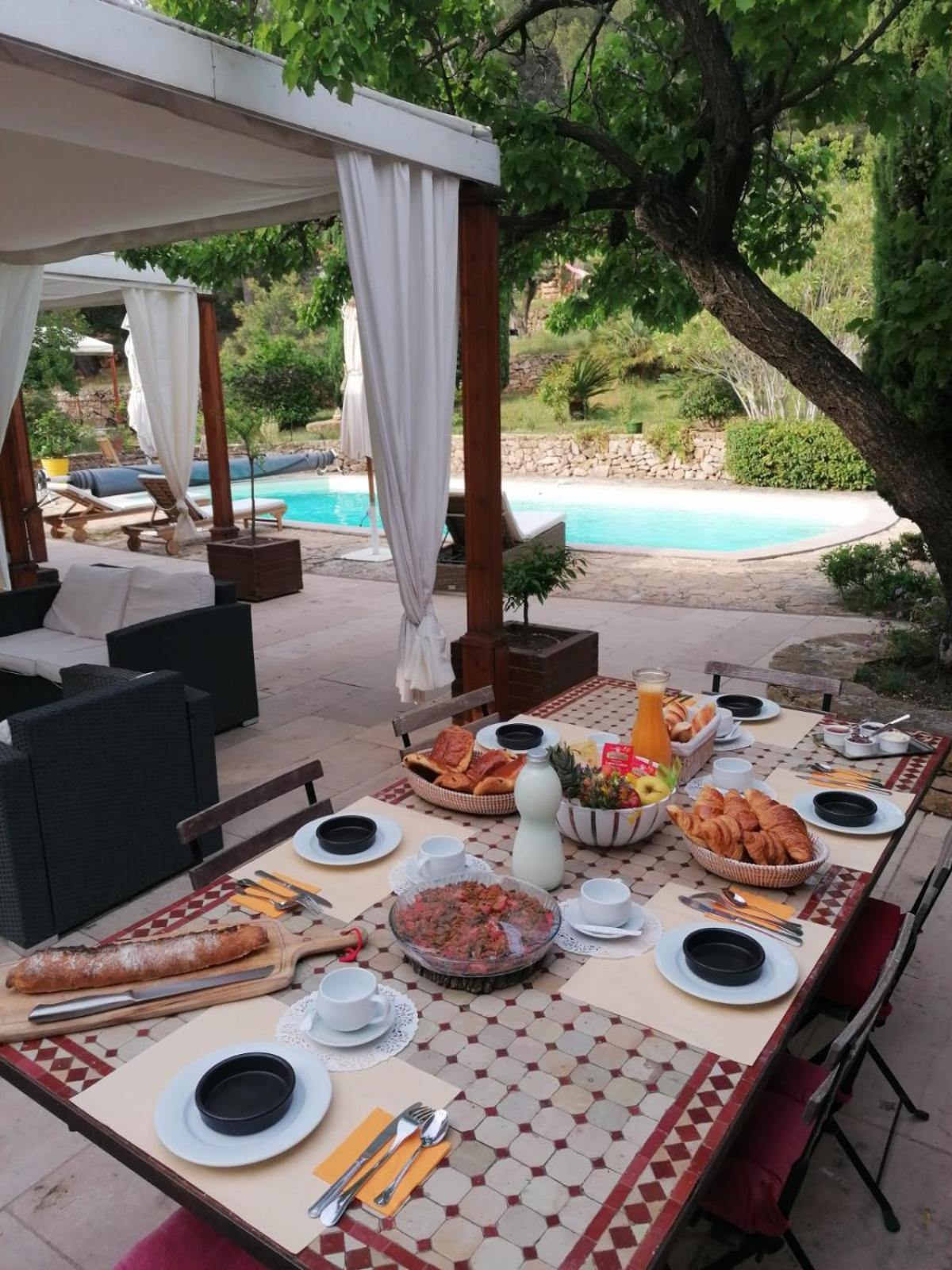Mas Lei Bancau Bed & Breakfast Льо Бусе Екстериор снимка